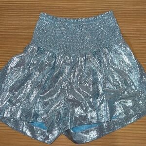 Shiny Metallic Shorts
